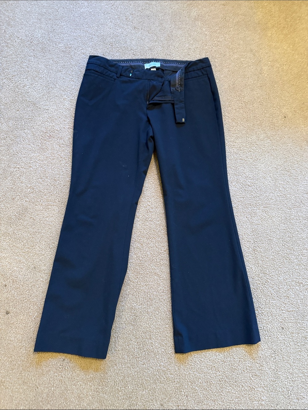 GAP Navy Flare Dress Trousers